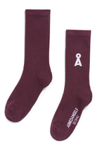 ARMEDANGELS Saamus sportsokken cranberry bio katoen uniseks | Sophie Stone