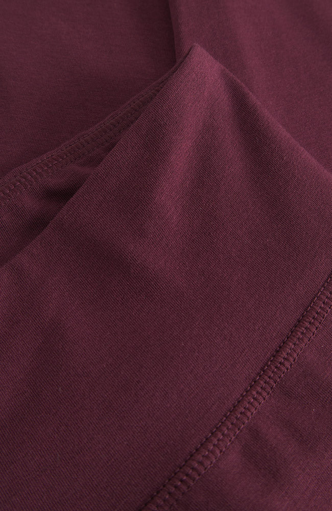 Dedicated Sanna legging rood van bio katoen vrouwen | Sophie Stone