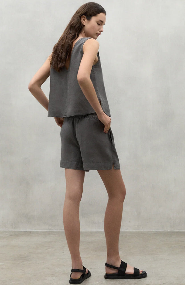 ECOALF Samy top grijs linnen | Sophie Stone