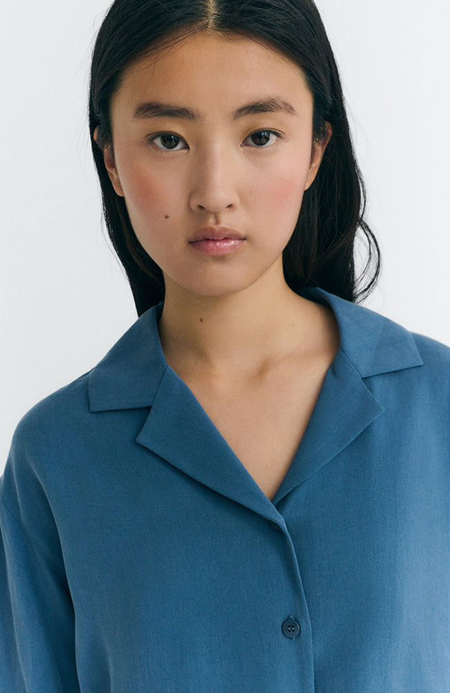 Thinking MU Sea Sira blouse van 100% TENCEL voor dames | Sophie Stone