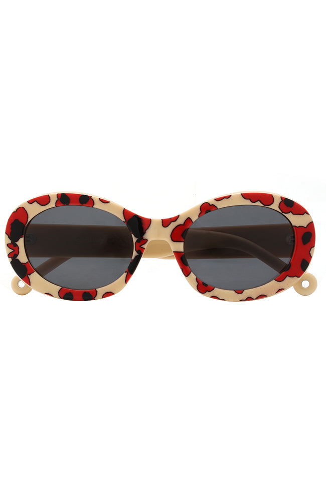 Parafina Sunglasses Sol Bloomed creamy 100% recycled HDPE unisex | Sophie Stone