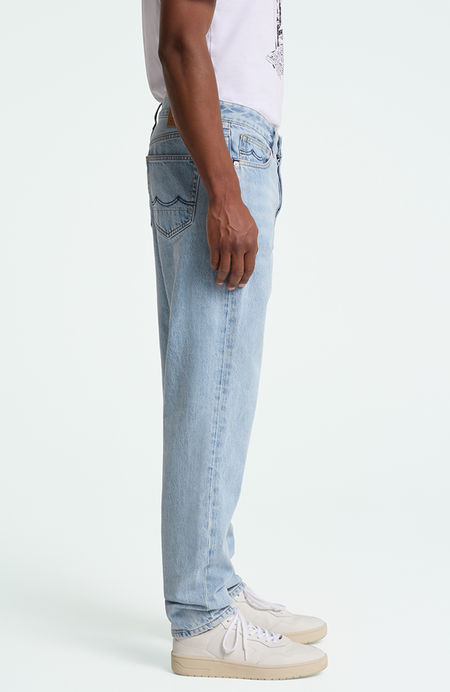 Kings of Indigo Sushan jeans blue reef light used from organic cotton men's | Sophie Stone