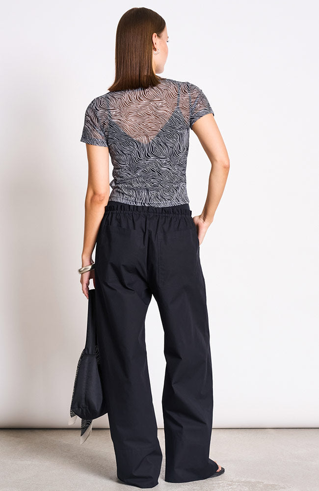 Jan 'n June Evie t-shirt zebra van polyester voor dames | Sophie Stone