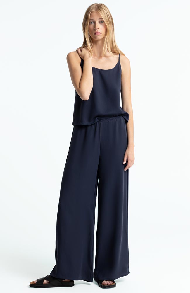 Kings of Indigo Taniya Pants in Blue, made from TENCEL, for women | Sophie Stone