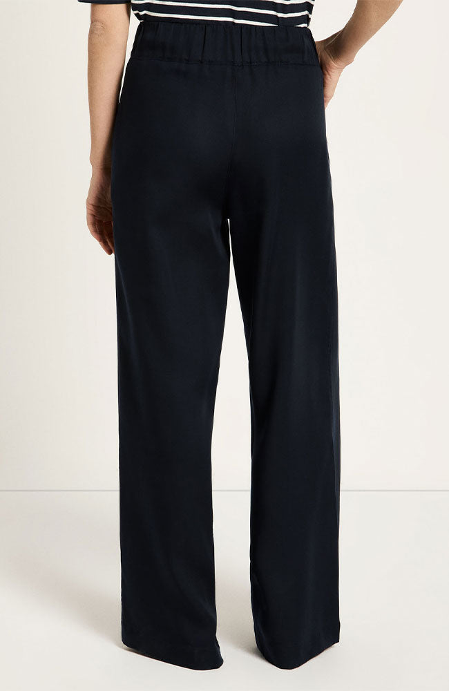 Lanius wide leg broek blauw van TENCEL voor vrouw | Sophie Stone