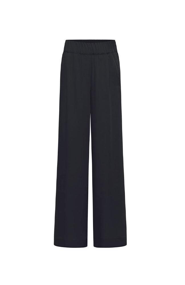 Lanius wide leg broek blauw van lyocell TENCEL voor dames | Sophie Stone
