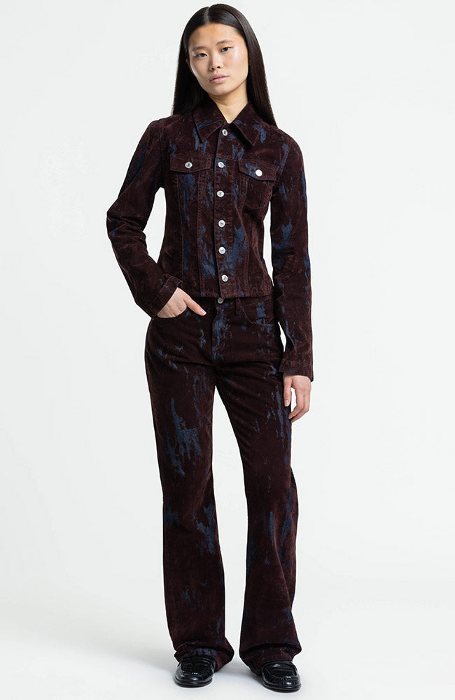 Kings of Indigo Teruko broek fudge 100% GOTS bio katoen dames | Sophie Stone