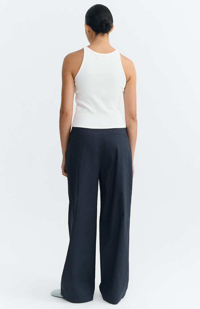 Thinking MU Harriet rib top cherry made from organic cotton for women | Sophie Stone