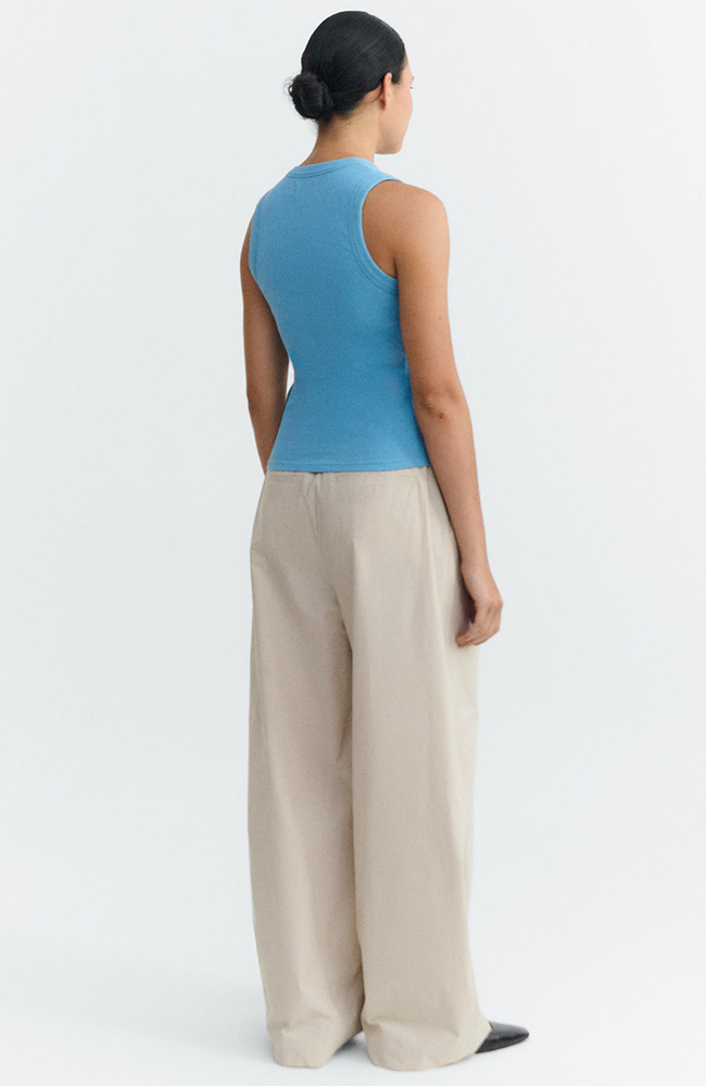 Thinking MU Juliette top blue organic cotton for women | Sophie Stone