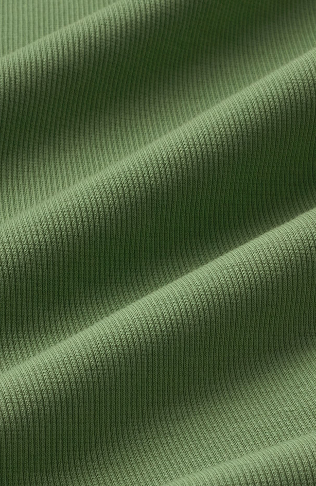 Thinking MU Ivy Mirna R-shirt, green, organic cotton, women's | Sophie Stone