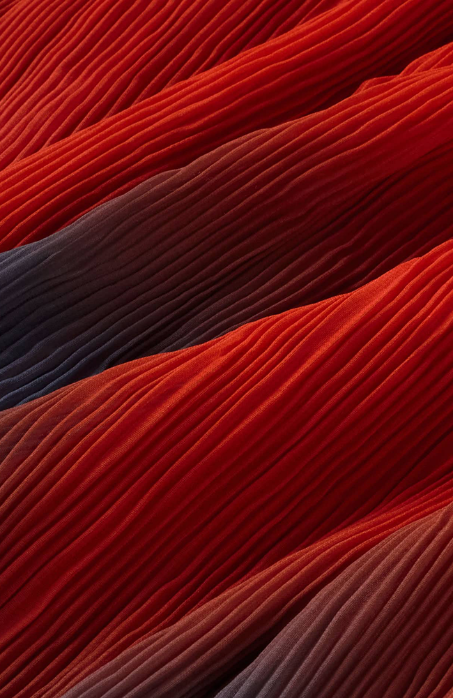 Thinking MU Pauline rok red van gerecycled polyester dames | Sophie Stone