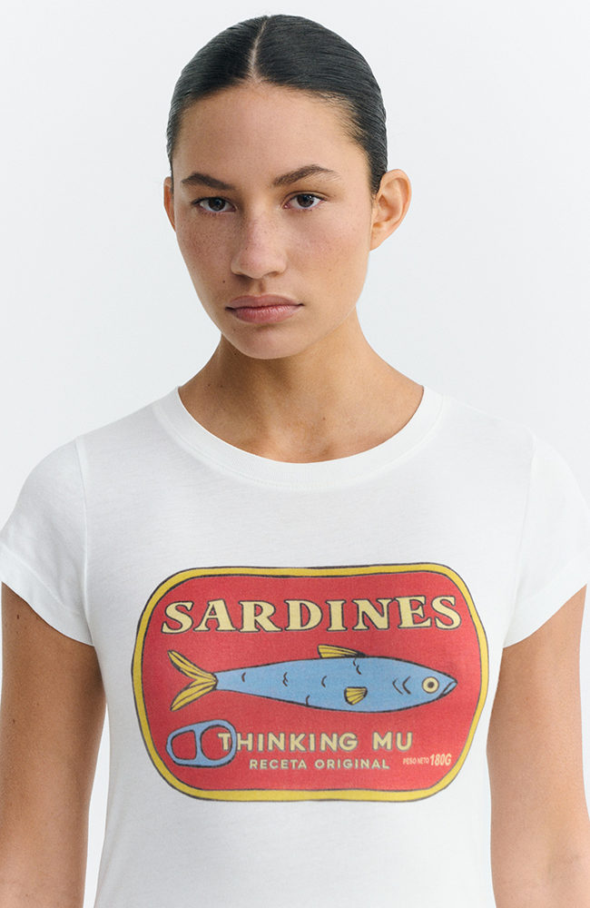 Thinking MU Sardines Mirna shirt organic cotton women's | Sophie Stone
