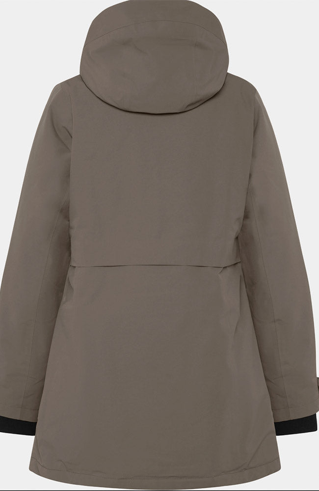 DIDRIKSONS Tiril parka jas mokka brown voor vrouwen | Sophie Stone