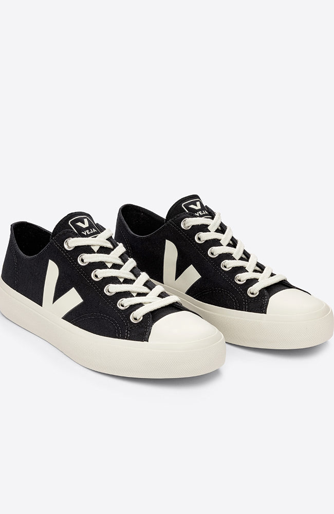 VEJA Wata II low canvas black pierre made of organic cotton | Sophie Stone