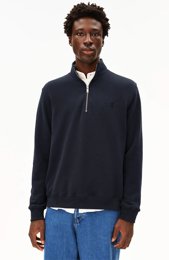 ARMEDANGELS Waarlo sweatshirt night sky from organic cotton men | Sophie Stone