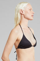 Dedicated Bikini Top Yxlan Black made from sustainable recycled plastic | Sophie Stone