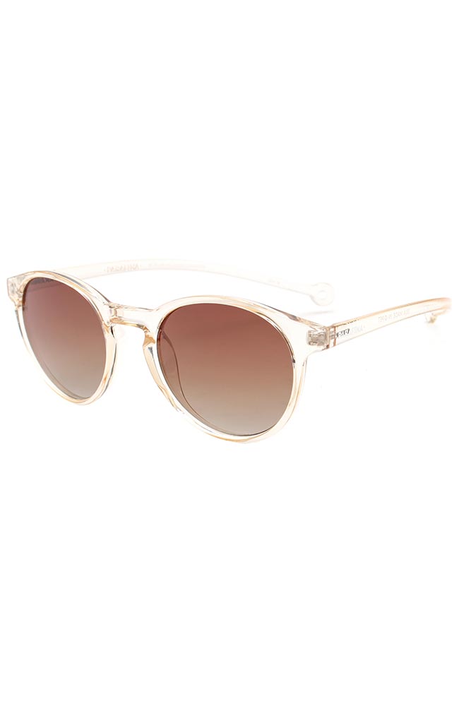 Parafina Isla Transparent Nude Sunglasses for Women, Made from Recycled PET | Sophie Stone