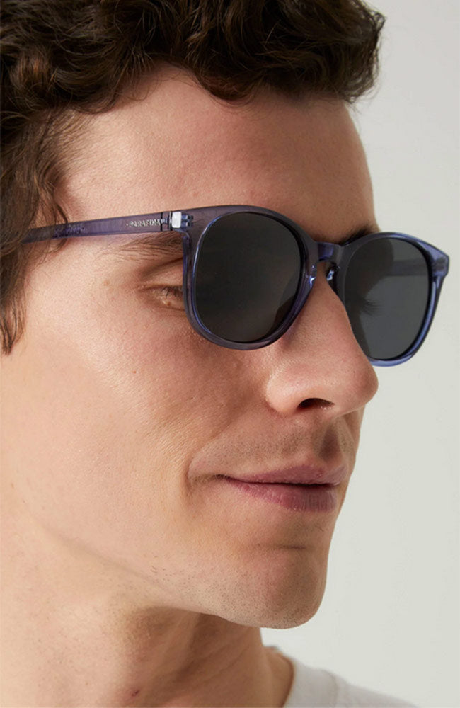 Parafina Sunglasses Arroyo transparent blue from recycled PET unisex | Sophie Stone