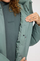 MAZINE Basic Puffer winterjas jade groen van GRS voor vrouwen | Sophie Stone