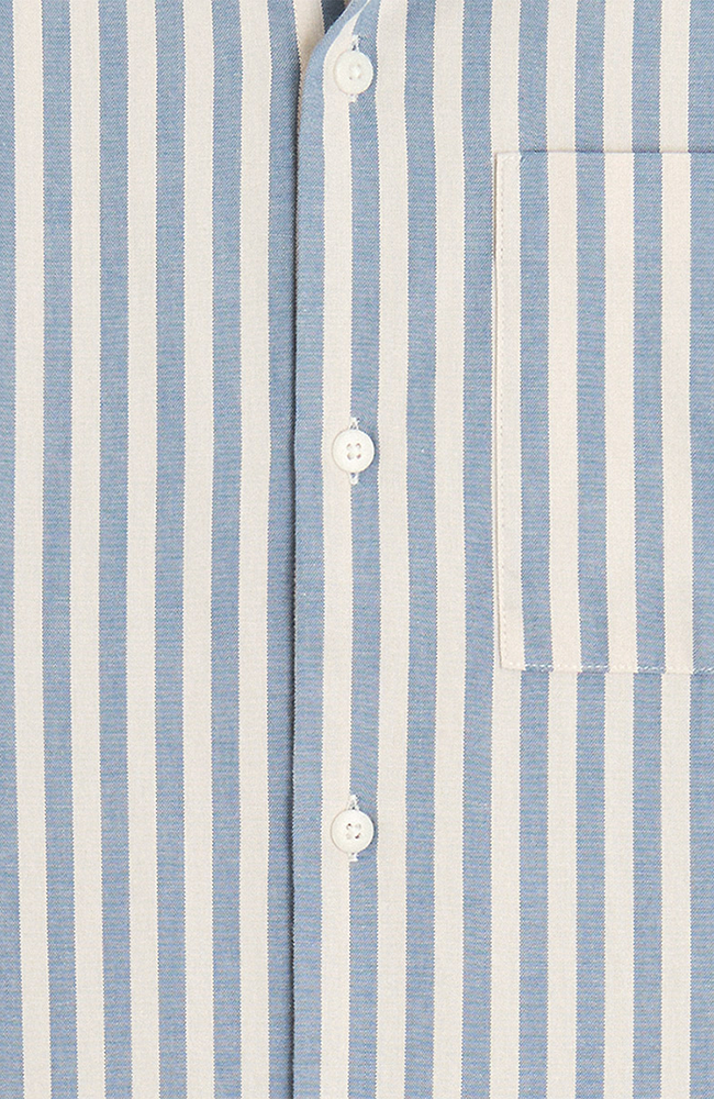 Bask in the Sun Blue Loya shirt made from organic cotton for men | Sophie Stone