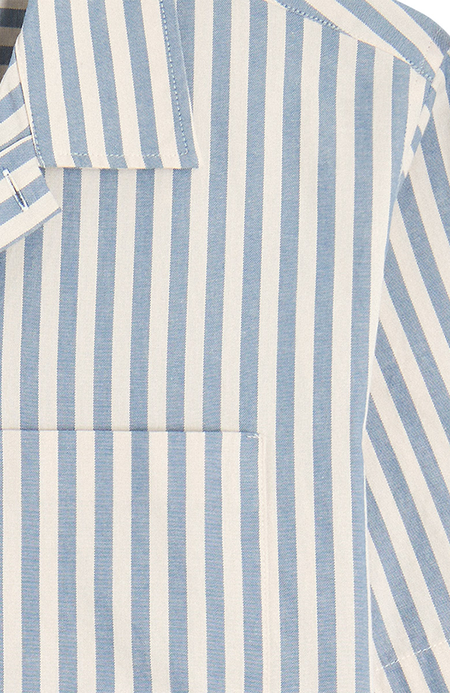 Bask in the Sun Blue Loya shirt made from organic cotton for men | Sophie Stone