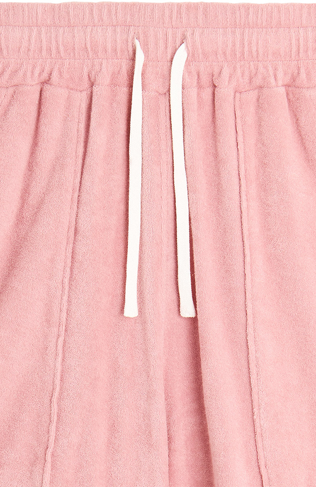 Bask in the Sun Flamingo Goxo shorts made from organic cotton for men | Sophie Stone