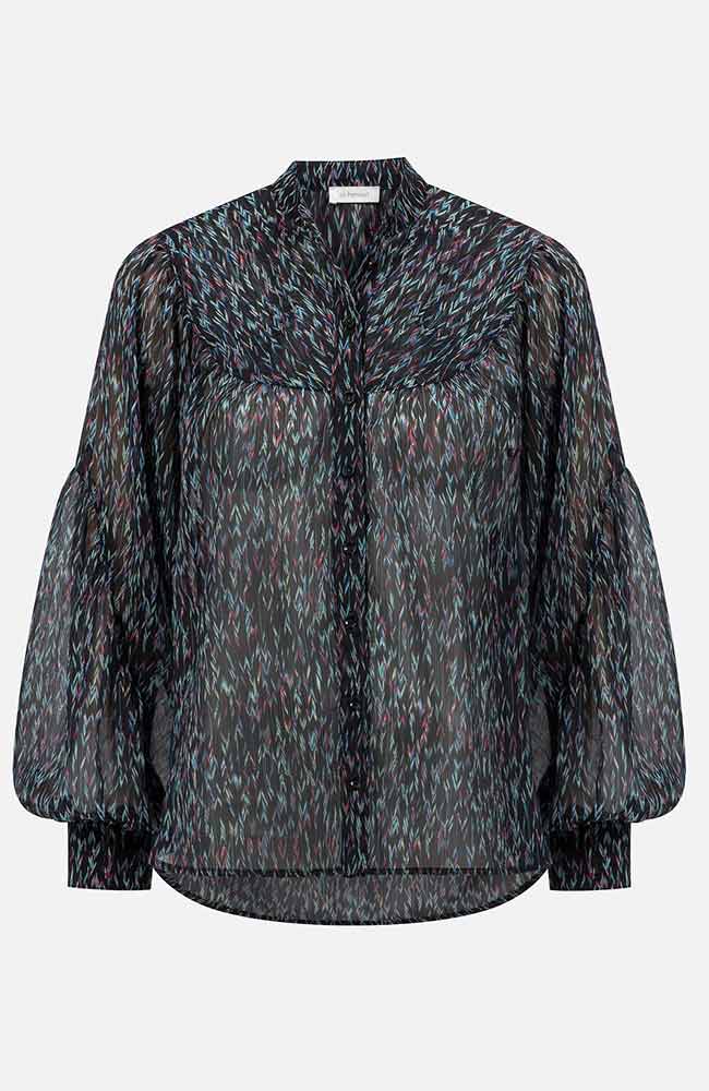 Alchemist blouse fevronia rPET black | Sophie Stone