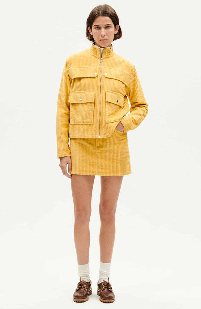 Thinking MU Butter Cordjacke Celia gelb aus Bio-Baumwolle Damen | Sophie Stone