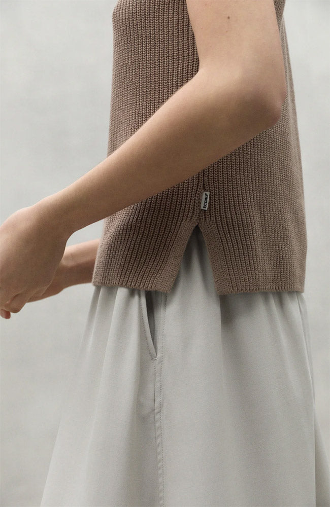 ECOALF Cidro knit top van duurzaam gerecycled katoen en linnen | Sophie Stone