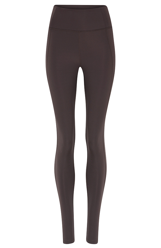 Girlfriend Collective compressive high-rise leggings brown RPET women's | Sophie Stone