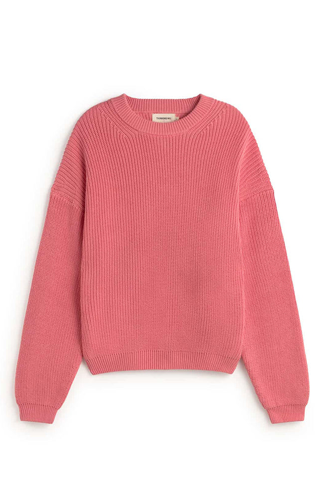 Thinking MU Carmen sweater pink for women organic cotton | Sophie Stone