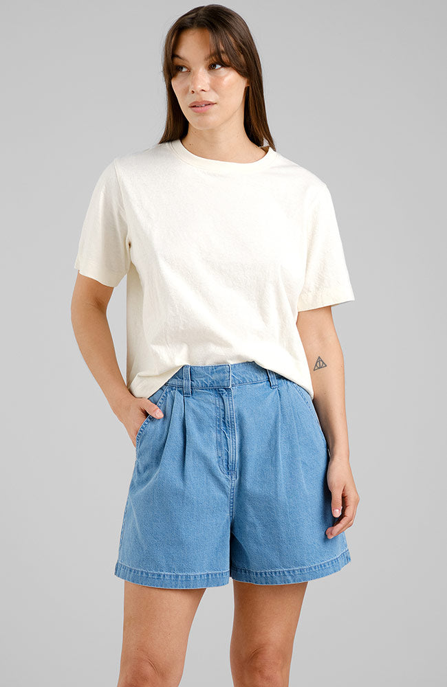 Dedicated Djupvik Organic Cotton Denim Shorts for Women | Sophie Stone