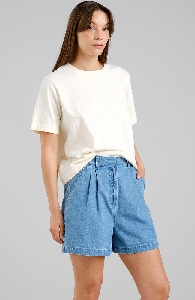 Dedicated Djupvik Organic Cotton Denim Shorts for Women | Sophie Stone