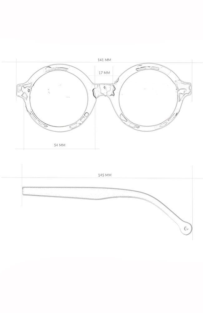 Parafina Sonnenbrille Eclipse havanna 100% recyceltem HDPE unisex | Sophie Stone