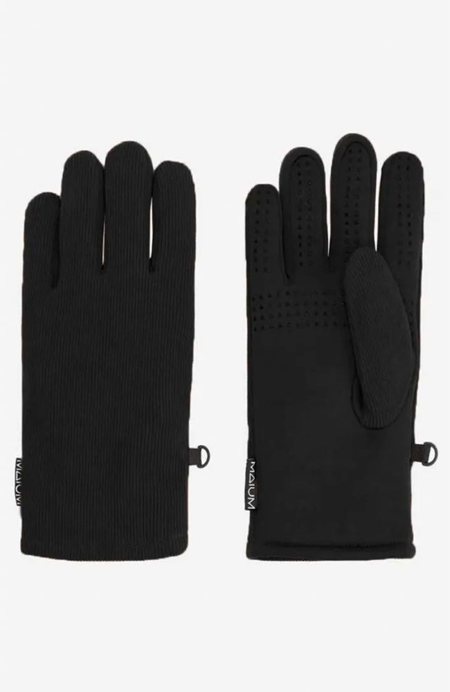 MMAIUM Gloves black from recycled polyester | Sophie Stone