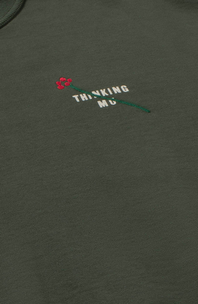 Thinking MU Jodie sweater green from organic cotton for women | Sophie Stone