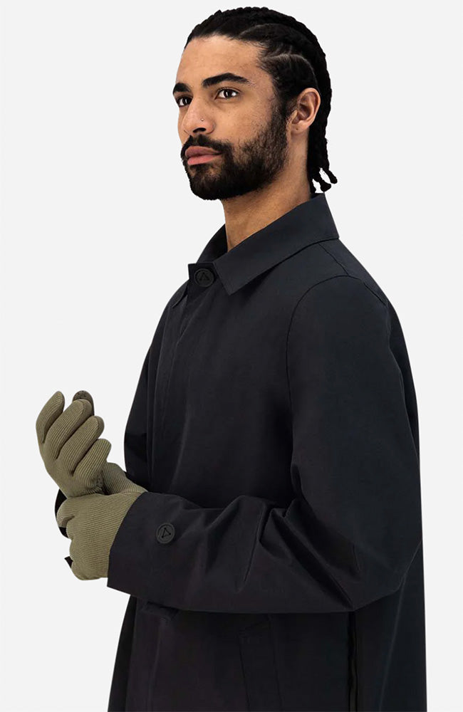 MAIUM Gloves army green from recycled polyester | Sophie Stone