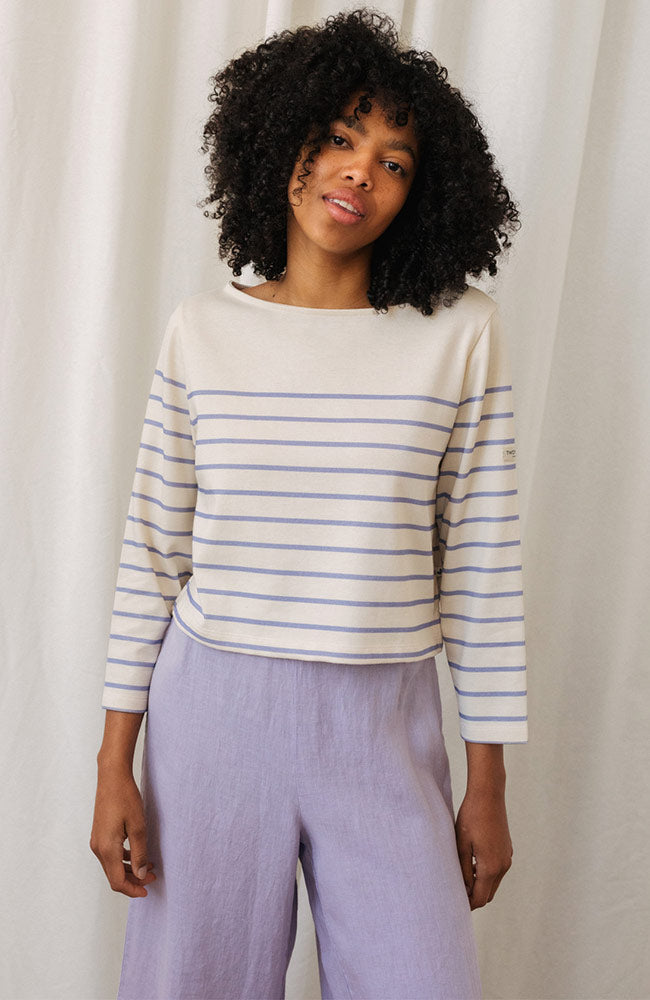 TWOTHIRDS Groto cropped sweater 100% organic cotton for women | Sophie Stone