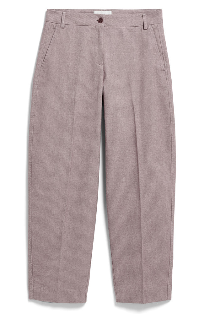ARMEDANGELS Barrel broek red van 98% bio katoen dames | Sophie Stone