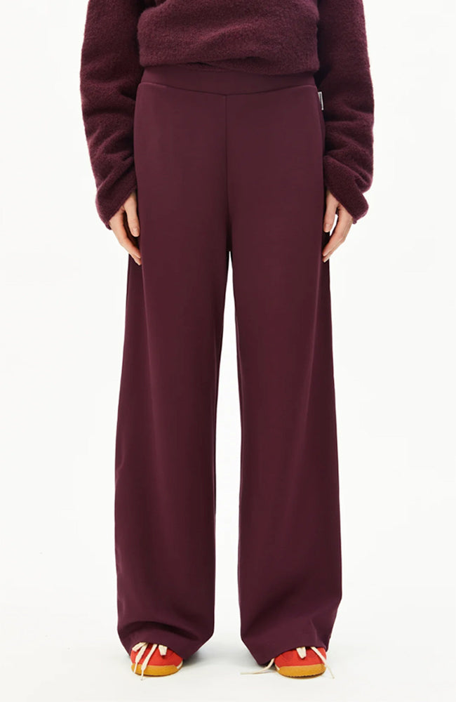 ARMEDANGELS broek Himaari rood ECOVERO voor dames | Sophie Stone