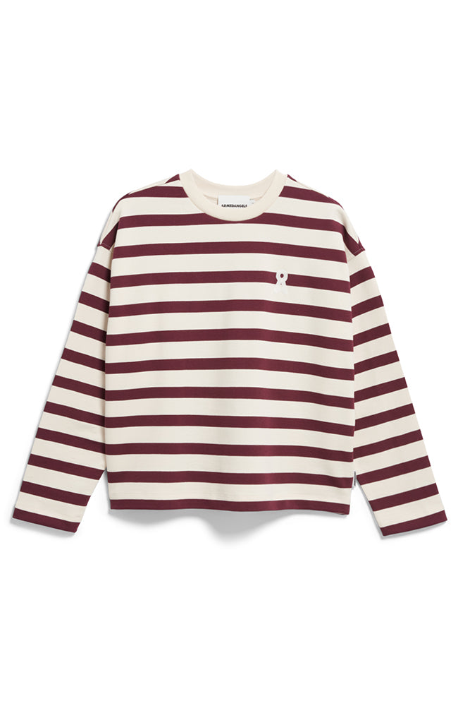 ARMEDANGELS Frankaa bold sweater red organic cotton ladies | Sophie Stone