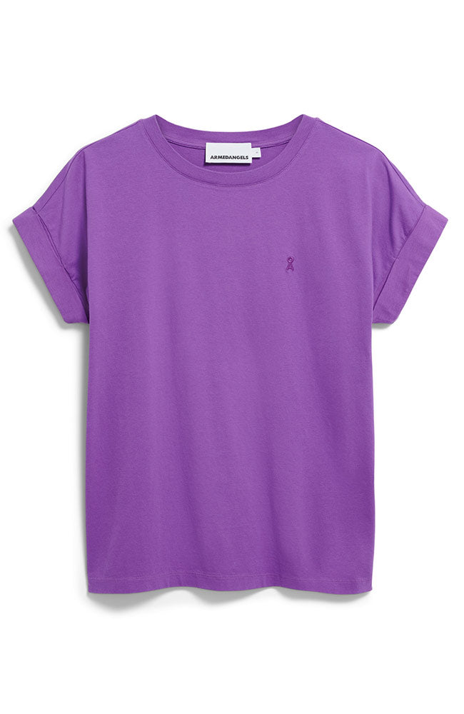 ARMEDANGELS Idaara t-shirt orchid of organic cotton ladies | Sophie Stone