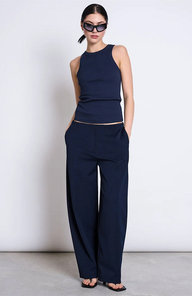 JAN N JUNE Juny barrel broek nightfall blauw dames | Sophie Stone