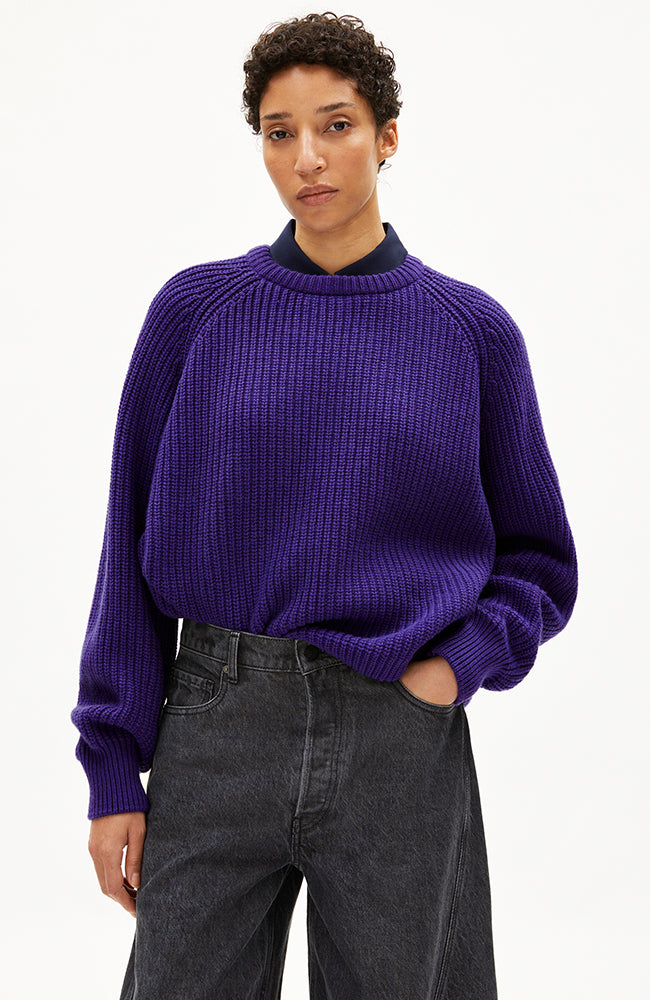 ARMEDANGELS Kaagi sweater purple including organic cotton ladies | Sophie Stone