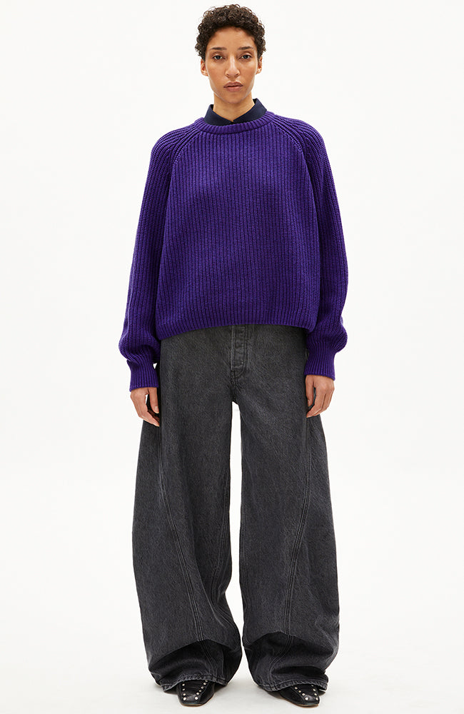 ARMEDANGELS Kaagi sweater purple including organic cotton ladies | Sophie Stone