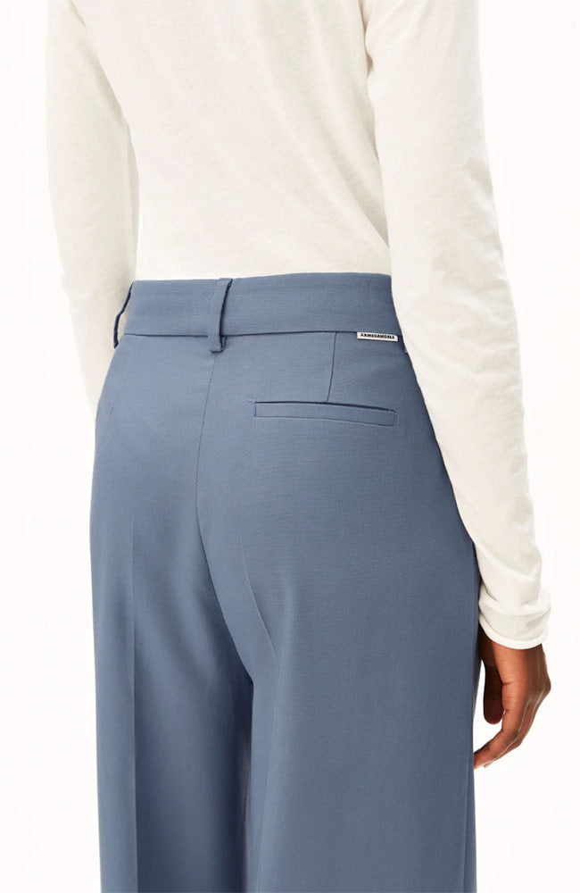 ARMEDANGELS Kaayua broek blauw van TENCEL voor dames | Sophie Stone