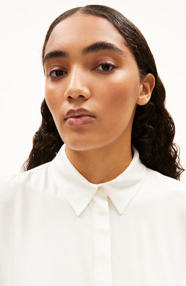 ARMEDANGELS Larisaana blouse white by Ecovero viscose ladies | Sophie Stone