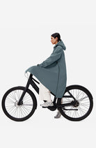MAIUM raincoat Mac Cartouche blue gray made of recycled polyester | Sophie Stone