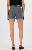 MUD jeans Marilyn short Stone Grey organic cotton | Sophie Stone