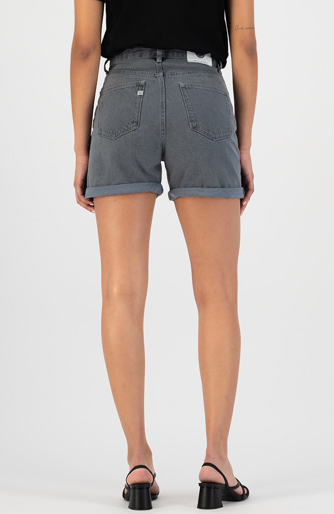 MUD jeans Marilyn short Stone Grey organic cotton | Sophie Stone